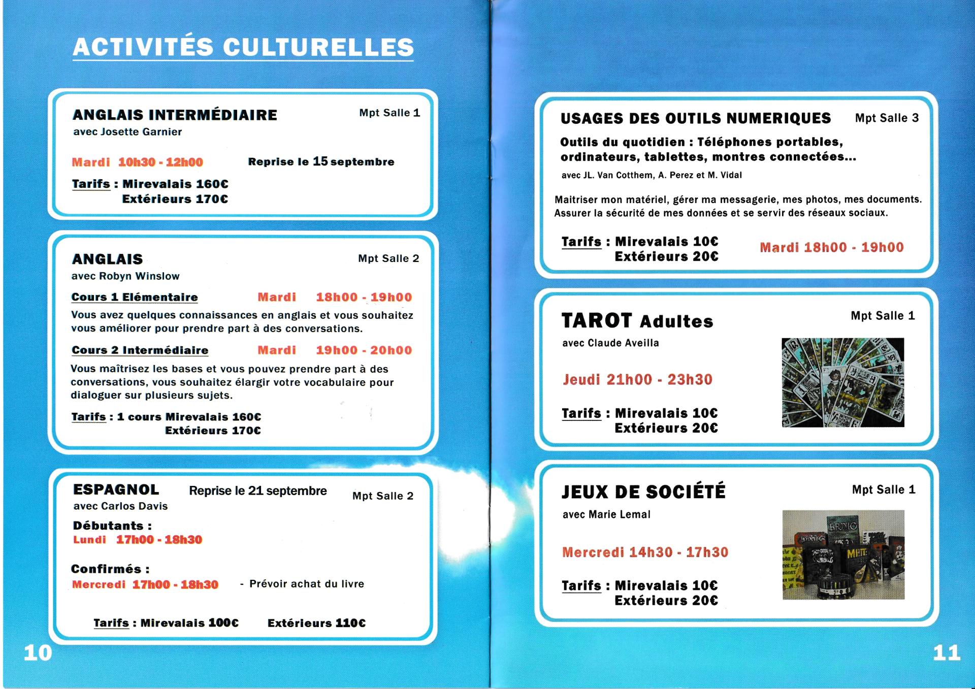 Plaquette 10 et 11